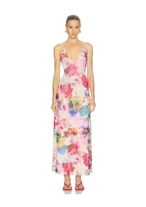 AFRM Romy Dress in Pink. Size S. Also in XXS, XS, M, L, XL, XXL, 1X, 2X.