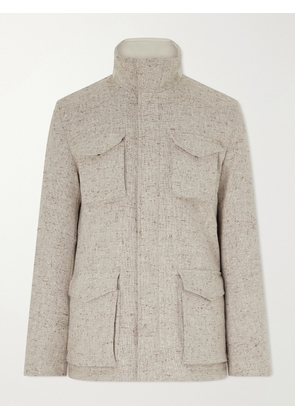 Herno - Virgin Wool-Tweed Field Jacket - Men - Neutrals - IT 48
