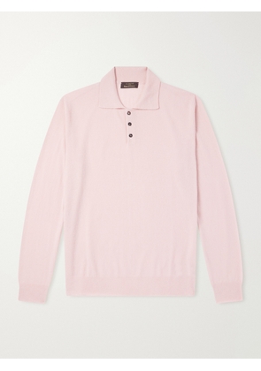Slowear - Zanone Cashmere-Blend Polo Sweater - Men - Pink - IT 44