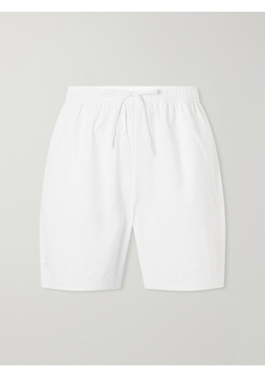 On - Court Straight-Leg Recycled-Shell Tennis Shorts - Men - White - S