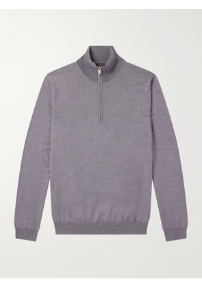 Slowear - Zanone Flexwool Half-Zip Sweater - Men - Gray - IT 46