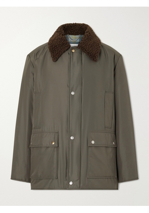 Maison Margiela - Hunting Plush-Trimmed Shell Jacket - Men - Green - IT 46