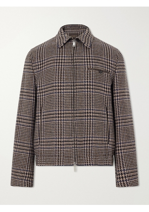 Slowear - Montedoro Il Primo Checked Stretch-Wool Blouson Jacket - Men - Brown - IT 46