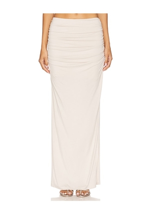 NIA Selena Skirt in Ivory. Size S. Also in XS, M, L, XL.