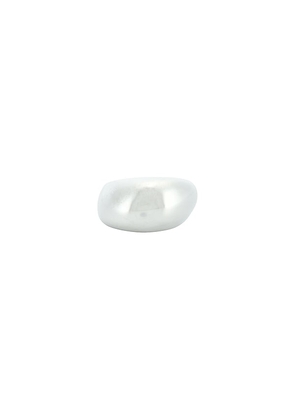 MEGA Bubble Dome Ring in Metallic Silver. Size 6. Also in 7, 8.