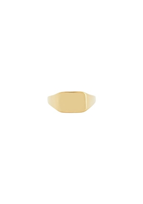 MEGA Signet Pinky Ring in Metallic Gold. Size 3. Also in 3.5, 4.