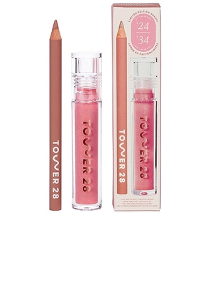 Tower 28 Line & Shine Lip Kit in Pink.