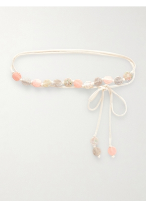 Eres - Pam Bead-embellished Cord Belt - Neutrals - One size