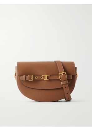 Tod's - Tracollina Leather Shoulder Bag - Brown - One size