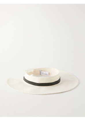 Brunello Cucinelli - Bead-embellished Hemp-blend Hat - Neutrals - S,M,L