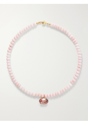 Jennifer Behr - Sidonie Gold-tone Quartz Necklace - Pink - One size