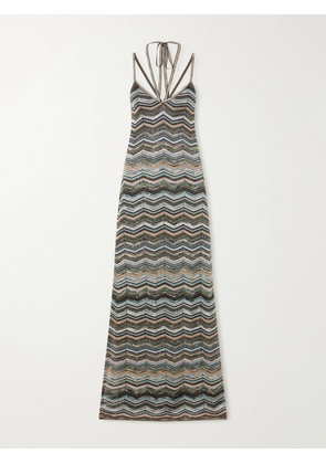 Missoni - Striped Metallic Crochet-knit Maxi Dress - Multi - IT36,IT38,IT40,IT42,IT44,IT46,IT48