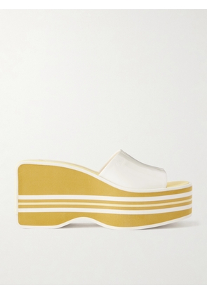 Chloé - Swimming Cool Patent-leather Sandals - Yellow - IT35,IT36,IT37,IT38,IT39,IT40,IT41
