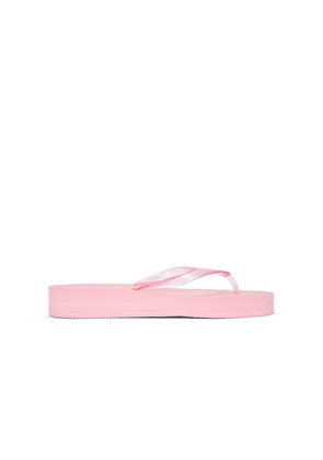 Sleepers Tapered Platform Flip Flop in Pink. Size 36. Also in 37, 38, 39, 40, 41.