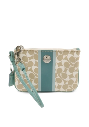 Coach Vintage Signature monogram pouch - Neutrals