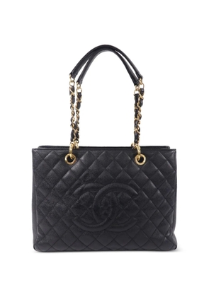 CHANEL Pre-Owned CC turn-lock Grand Shopping Tote bag - Black