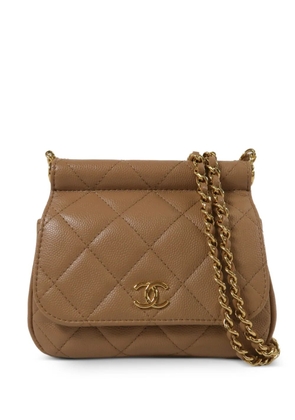 CHANEL Pre-Owned CC chain shoulder bag - Neutrals