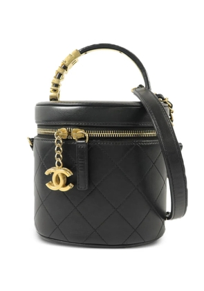 CHANEL Pre-Owned quilted CC vanity case shoulder bag - Black