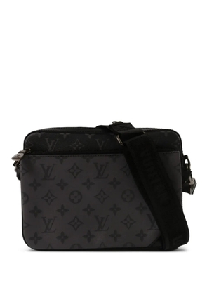 Louis Vuitton Pre-Owned Trio Messenger Monogram Eclipse shoulder bag - Black