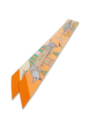 Hermès Pre-Owned Twilly printed scarf - Neutrals