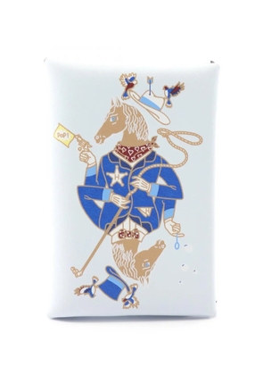 Hermès Pre-Owned 2022 Calvi Cowboy coin purse - Blue