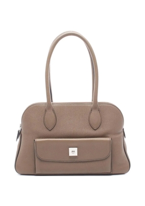 Hermès Pre-Owned 2010 35 leather tote bag - Neutrals