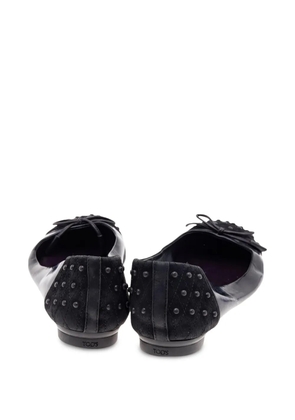 Tod's Vintage quilted ballet flats - Black