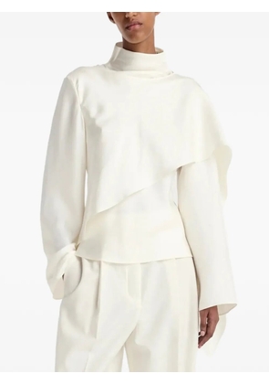 Róhe foulard-detail silk blouse - Neutrals