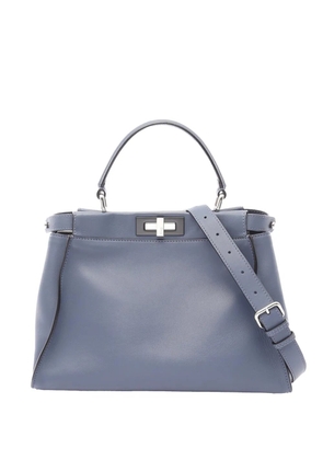 Fendi Pre-Owned 2000-2010 Medium Leather Peekaboo Iconic satchel - Blue
