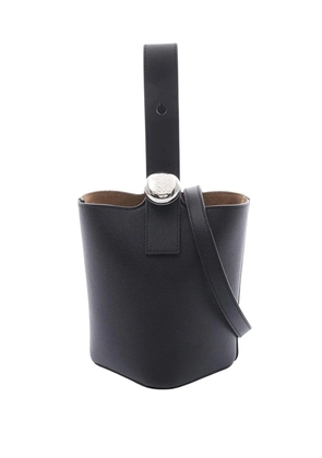 Loewe Pre-Owned 2010-2026 Mini Soft Grained Calfskin Pebble Bucket Bag satchel - Black
