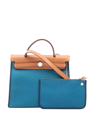 Hermès Pre-Owned 2013 Toile Herbag Zip 31 satchel - Blue