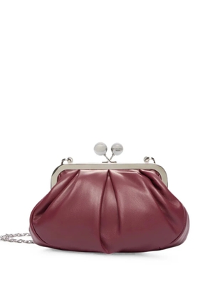 Max Mara Pasticcino pleated leather shoulder bag - Red