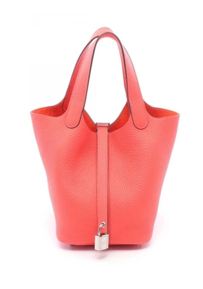 Hermès Pre-Owned 2022 Clemence Picotin Lock 18 handbag - Red