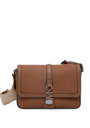 Michael Kors Ezra leather shoulder bag - Brown