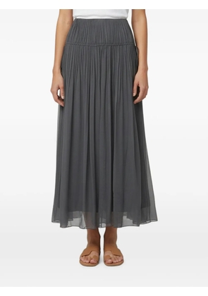 Chloé Pre-Owned pleated maxi skirt - Grey
