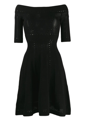 DSQUARED2 off-shoulder knitted dress - Black