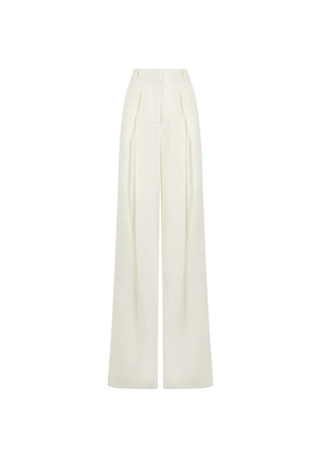 Alberta Ferretti high-waisted wide-leg trousers - White