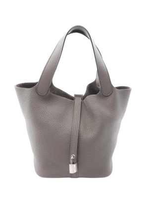 Hermès Pre-Owned 2018 Clemence Picotin Lock 22 handbag - Grey