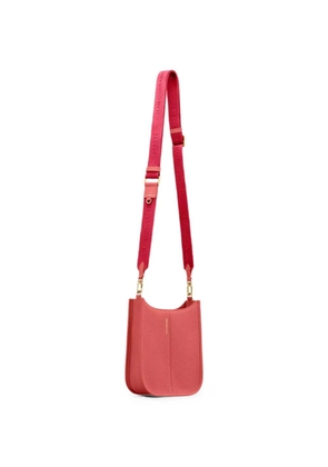 MAISON de SABRÉ mini pebbled leather saddle bag - Pink