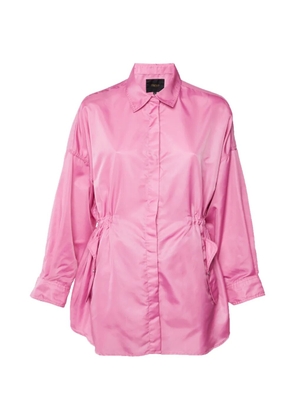 Maje oversized windbreaker shirt - Pink