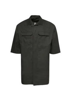 Rick Owens flap-pocket short-sleeve shirt - Green