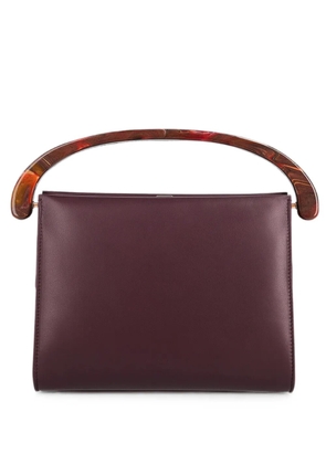 DRIES VAN NOTEN medium leather bag - Red