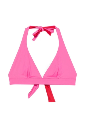 Fisico reversible halterneck bikini top - Red