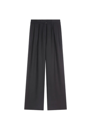 DRIES VAN NOTEN belted pleated trousers - Black