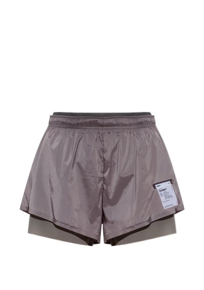 Satisfy TechSilk 3' layered shorts - Purple