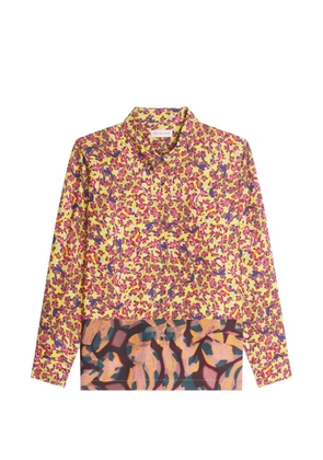 DRIES VAN NOTEN loose viscose shirt - Yellow