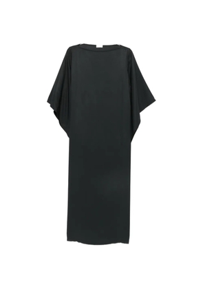 By Malene Birger cape-sleeve maxi dress - Black