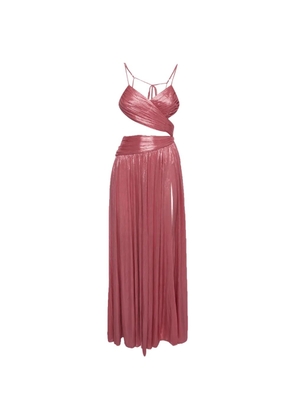 Retrofete Aglaia pleated maxi dress - Pink