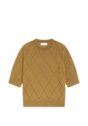 DRIES VAN NOTEN merino sweater - Brown