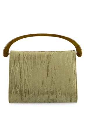 DRIES VAN NOTEN medium velvet bag - Green